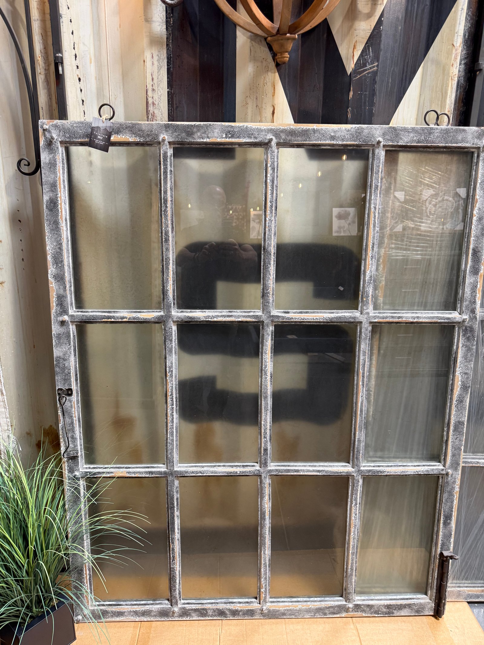 Frosted window pane
